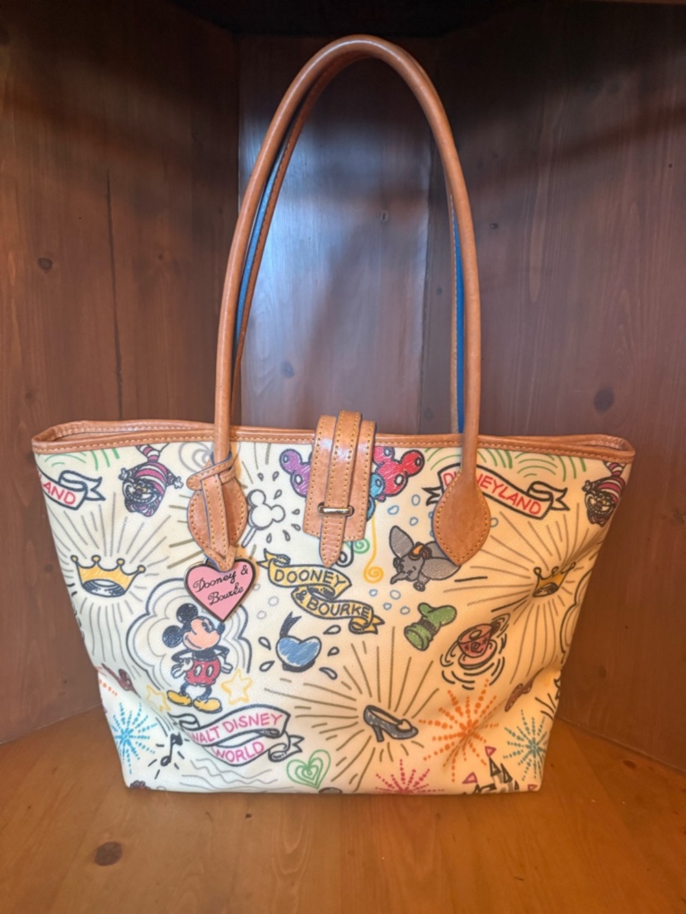 Dooney & Bourke Disney Parks "Sketch" Tote Bag, - Picture 2 of 13